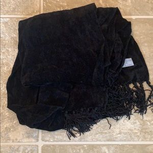 Black Velvet long scarf